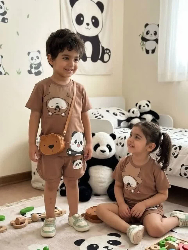تیشرت شلوارک اسپرت پاندا